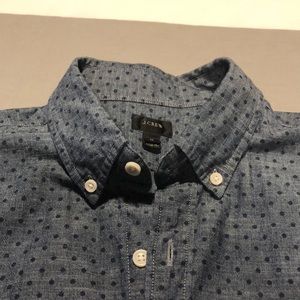 J. Crew casual, short sleeve button down
